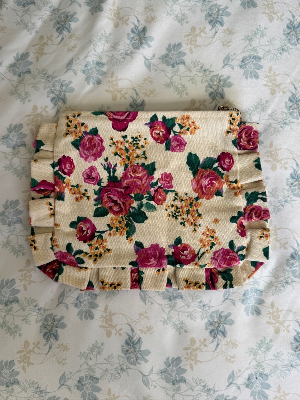 Sezane Froufrou Floral Zip Pouch - Picture 2 of 3